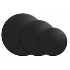 ROUND TRAYS "BLACK"