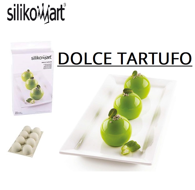 Moule Silicone Sphère 3D - Dolce Tartufo - SilikoMart