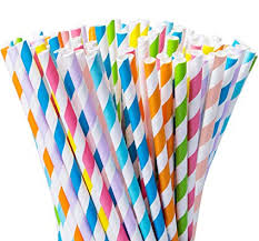 "PARTY" STRAWS