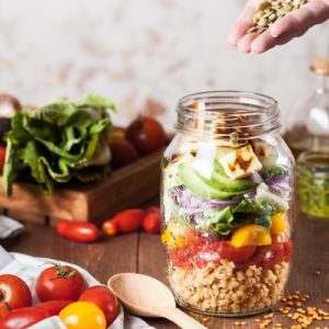 GLASS FOOD JARS